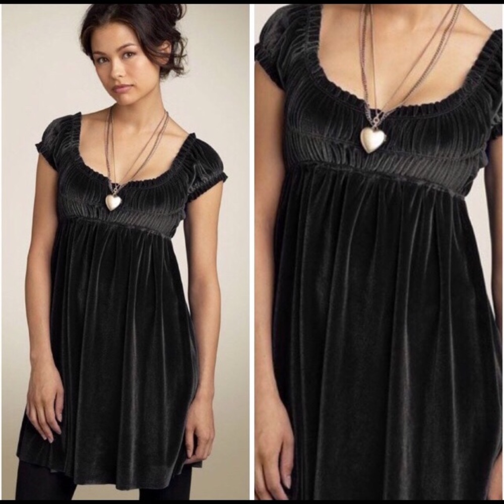 Free People Velvet Baby Doll